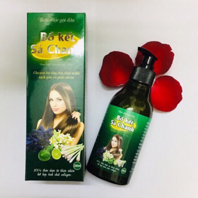 Dầu gội thảo dược Bồ kết sả chanh sạch gàu, ngăn ngừa rụng tóc hiệu quả