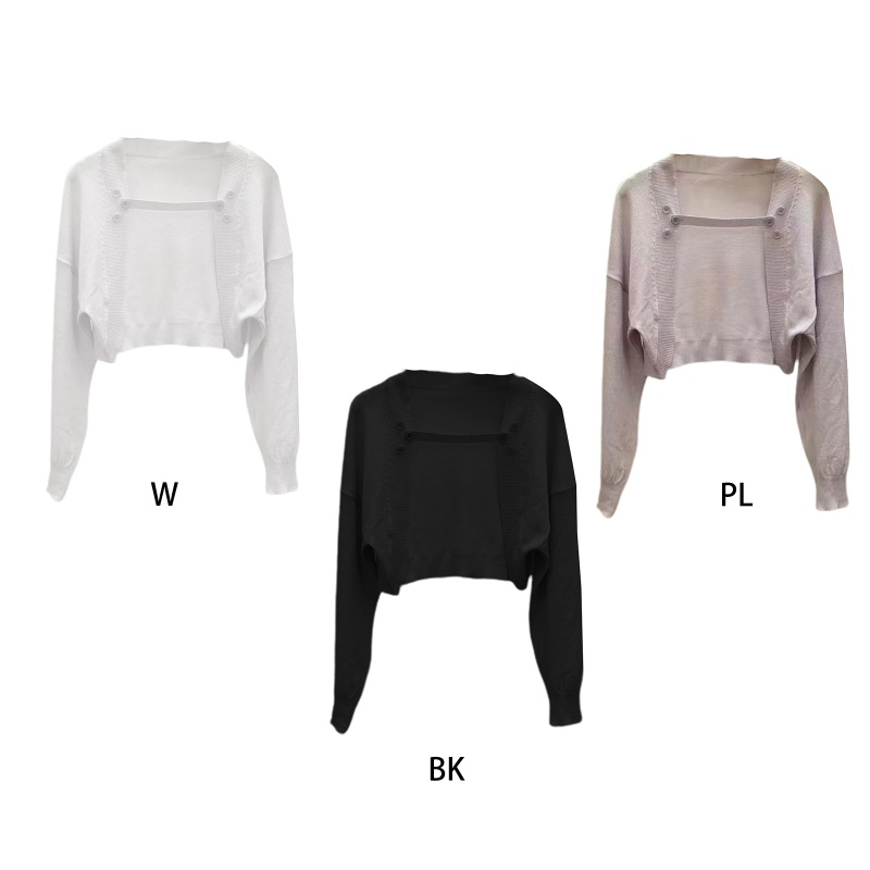 Áo Khoác Cardigan Dệt Kim Tay Dài Dáng Rộng Che Nắng Thời Trang Mùa Hè Cho Nữ