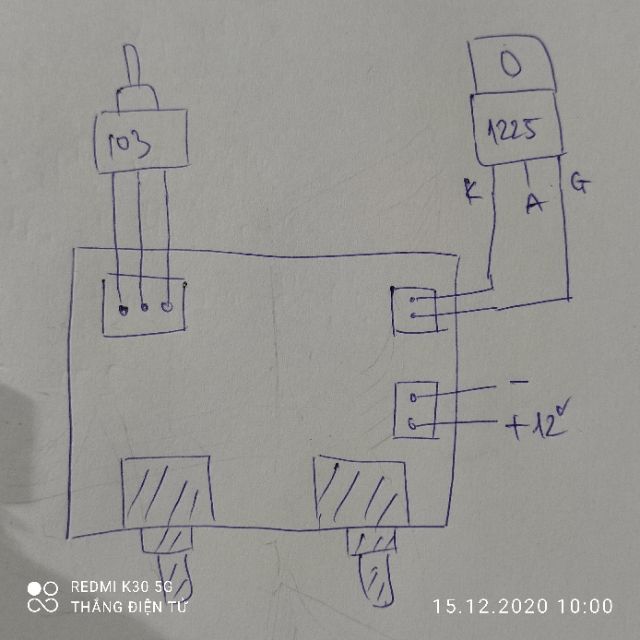 Mạch băm đa bậc 2 ic ,2 chiết áp