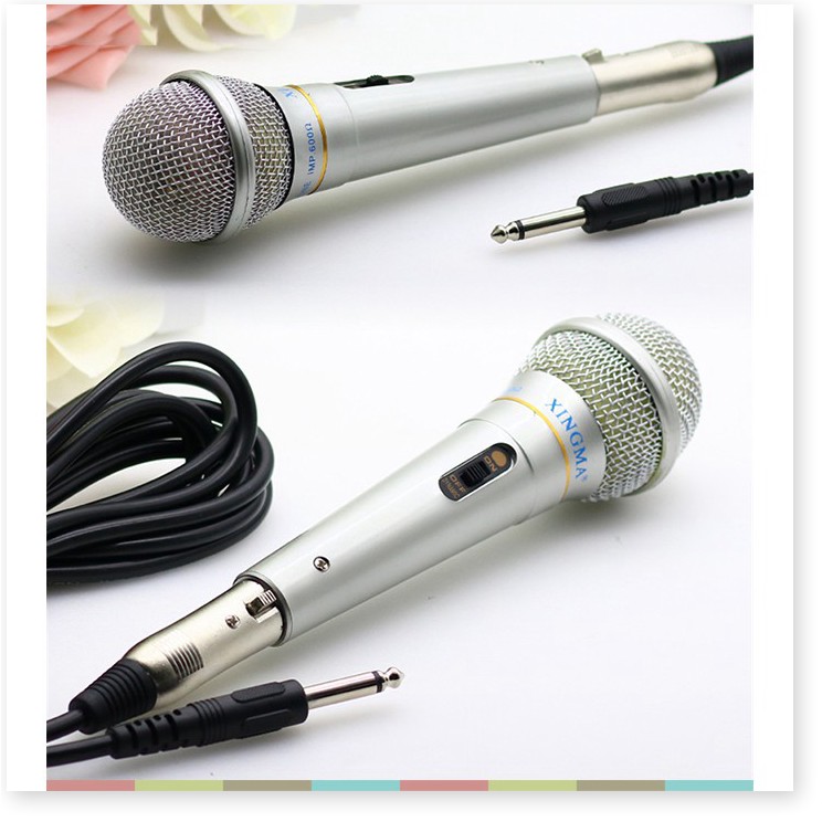 Mic hát karaoke CHỐNG HÚ RÍT, Micro Karaoke XINGMA AK-319  lọc âm cực tốt - Giá siêu rẻ - Bảo hành uy tín SCG 24h