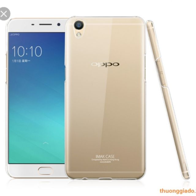 Ốp lưng trong suốt oppo F3 hiệu imak phủ nano không ố vàng