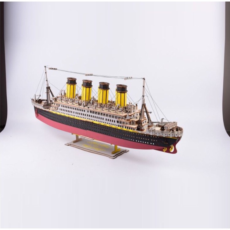 Mô Hình  Lắp Ráp Gỗ 3D Tàu Titanic Laze