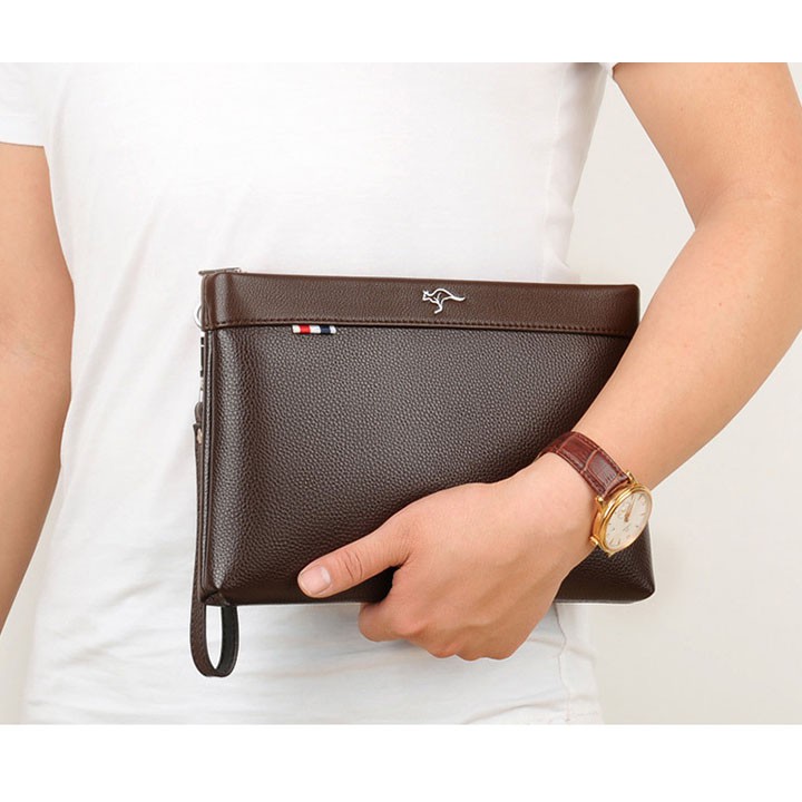 [HÀNG CAO CẤP BH 5NĂM] VÍ CLUTCH CẦM TAY DA PU