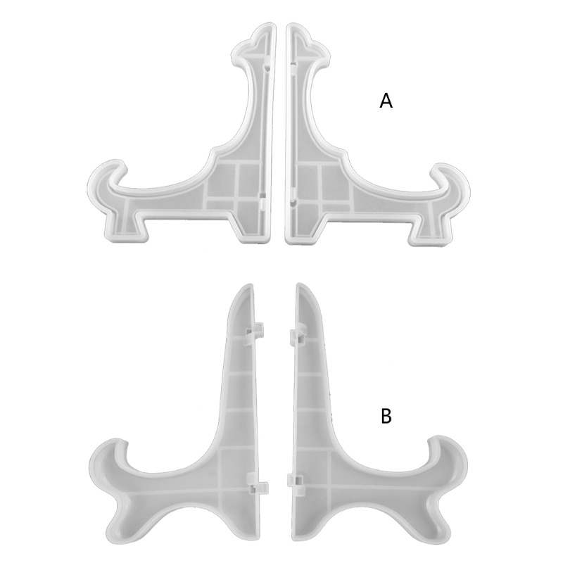 Sa 1 Cặp Khuôn Silicon Làm Giá Đỡ Để Bàn Tiện Lợi