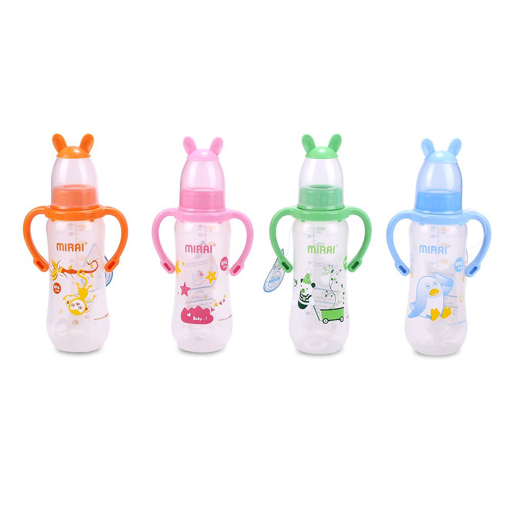 Bình sữa Mirai Kids - có van chống sặc (bình 150ml , 250ml)