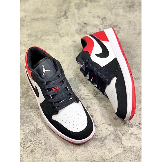 ( Ảnh thật) Giầy jordan 1 đỏ đen full ( tặng box) | BigBuy360 - bigbuy360.vn