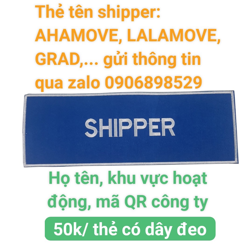 Băng đeo tay SHIPPER dành cho tất  cả các hãng xe công nghệ hiện nay