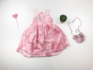 Váy Elsa cho bé gái [HM Authentic] - Ảnh thật