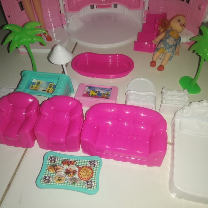 Ngôi Nhà Búp Bê Barbie Cỡ Lớn Thiết Kế Dễ Thương