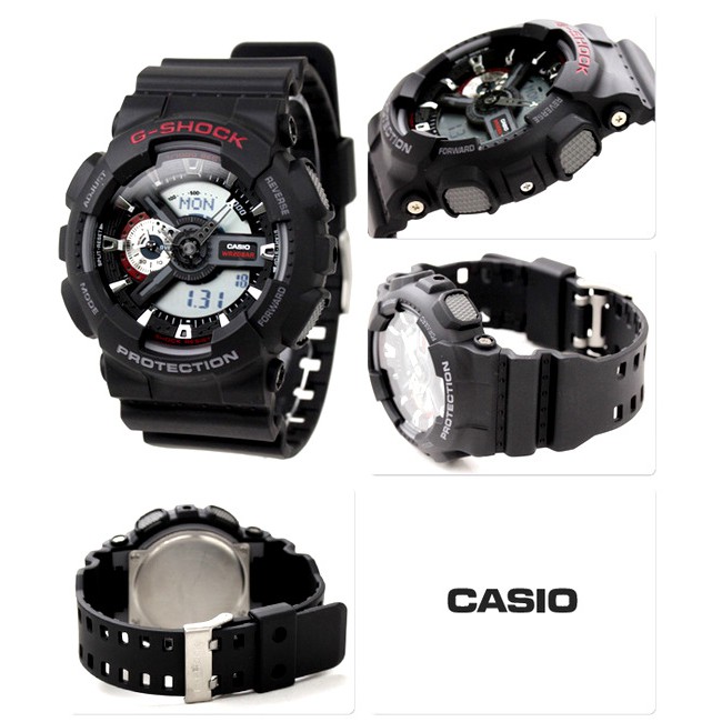 Đồng hồ nam dây nhựa G-SHOCK Casio chính hãng Anh Khuê GA-110-1ADR