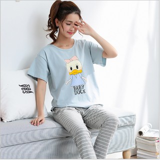 Bộ thu đông nữ mặc ở nhà chất vải cotton 100% dày dặn & thông thoáng
