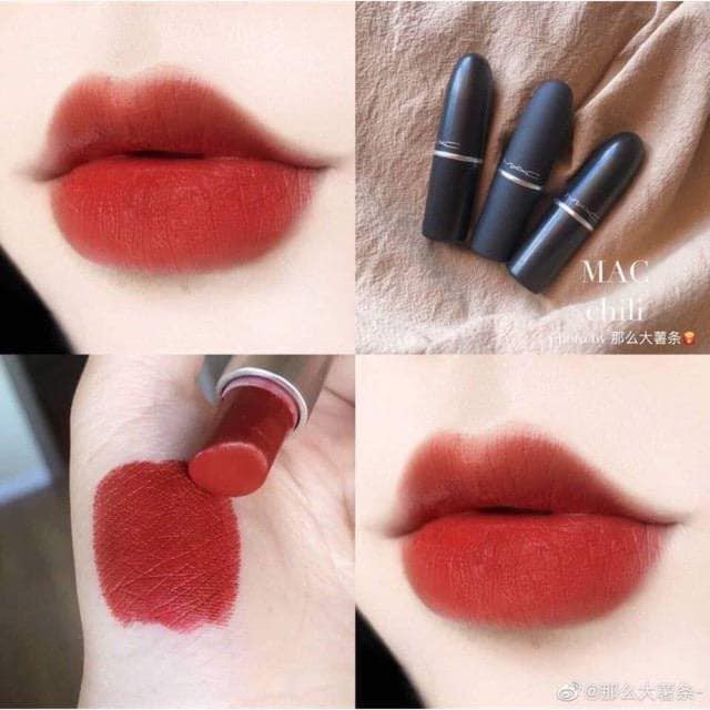 [Mã 44FMCGSALE1 giảm 10% đơn 250K] Son MAC dòng Matte fullsize màu Chili