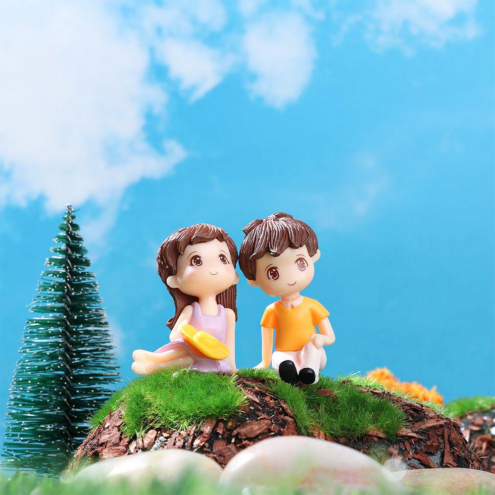 Mô Hình Cặp Đôi Xinh Xắn Cho Trang Trí Vườn Nhà