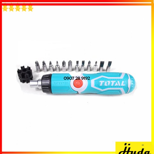 Bộ tua vít đa năng 13 chi tiết Total Ingco Bộ tuốc nơ vít nhiều đầu vít  POI