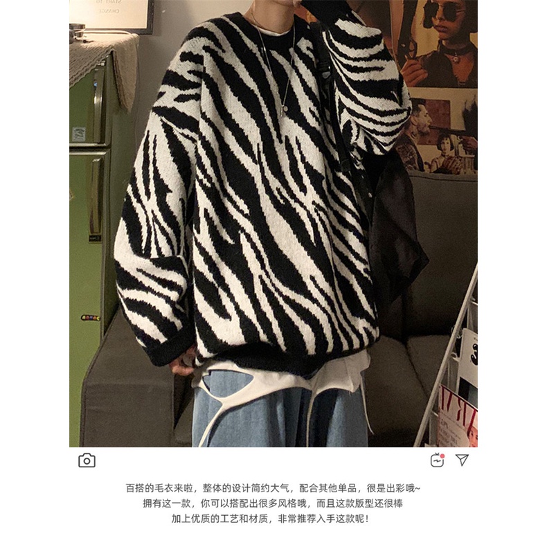 Áo khoác Sweater dáng rộng thời trang thu đông cho nam giới | BigBuy360 - bigbuy360.vn