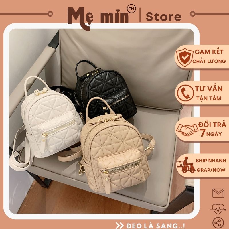 Balo Nữ  Balo MiNi Thời Trang Xinh Xắn Đi Chơi Phong Cách Hàng Hiệu Cao Cấp  BL002 - MEMIN68