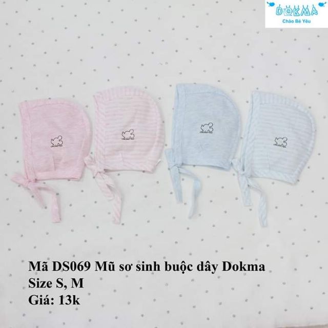 Dokma-mũ sơ sinh dây buộc