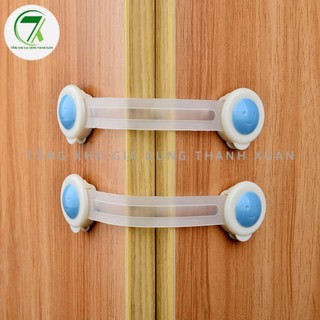 Dây khóa gài tủ lạnh, khóa ngăn kéo, tủ đồ, chống trẻ em mở nghịch và chống kẹp tay khi mở cửa