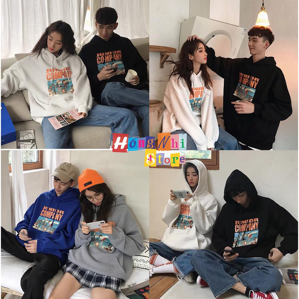 Áo Hoodie In Hình Chất Nỉ Lót Bông Các Mẫu Cao Cấp Dáng Rộng Unisex - MM