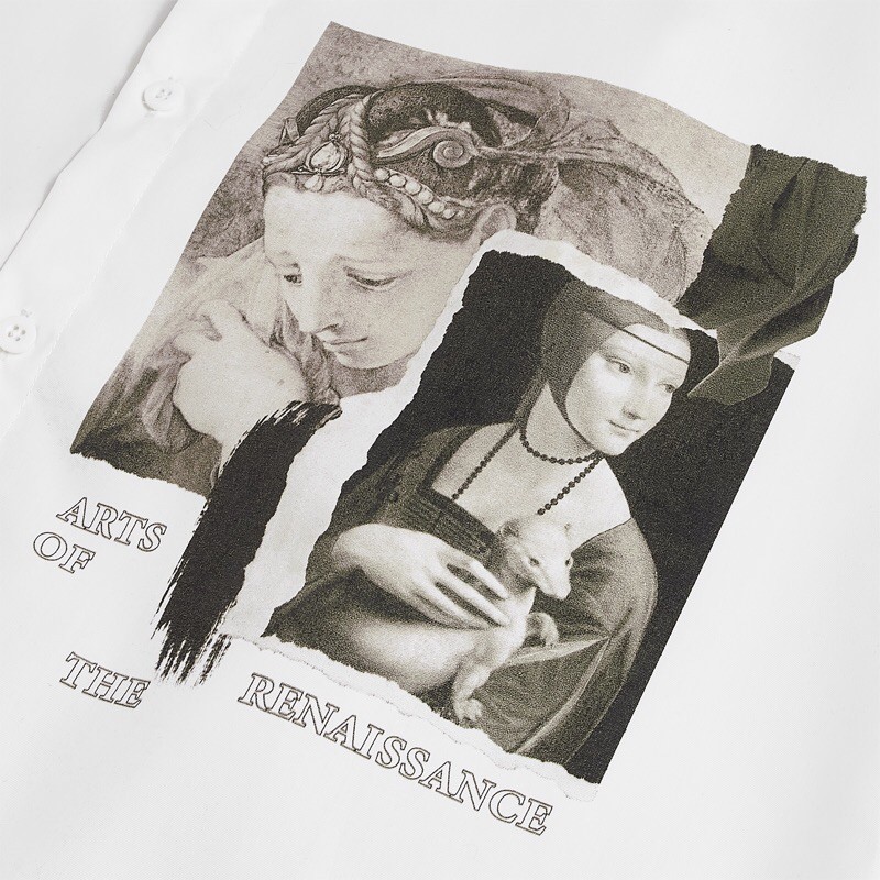 Iconic Art Shirt - áo sơ mi chi tiết in