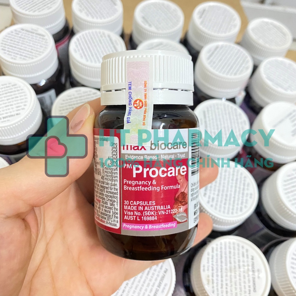 PM Procare Vitamin tổng hợp cho bà bầu - Lọ 30 viên