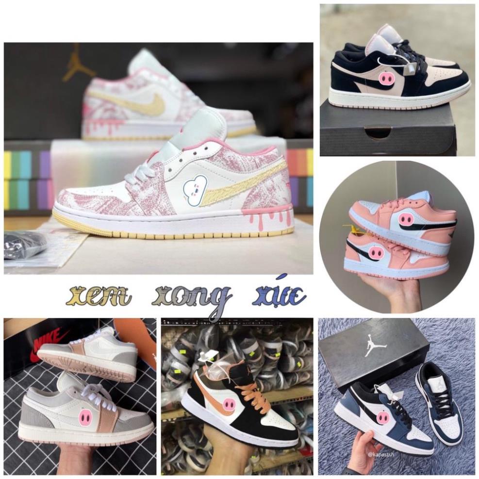 giày jordan 1 cổ thấp các màu siêu hot , giày sneaker jd thấp cổ các màu mới nhất năm 2022 full box bill