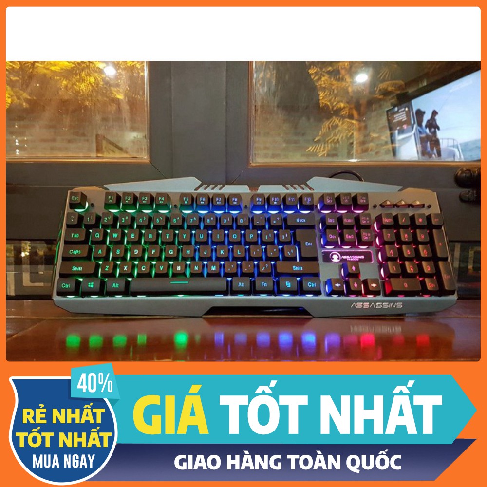 Bàn phím gaming Assassins Hacker AK8000 cao cấp