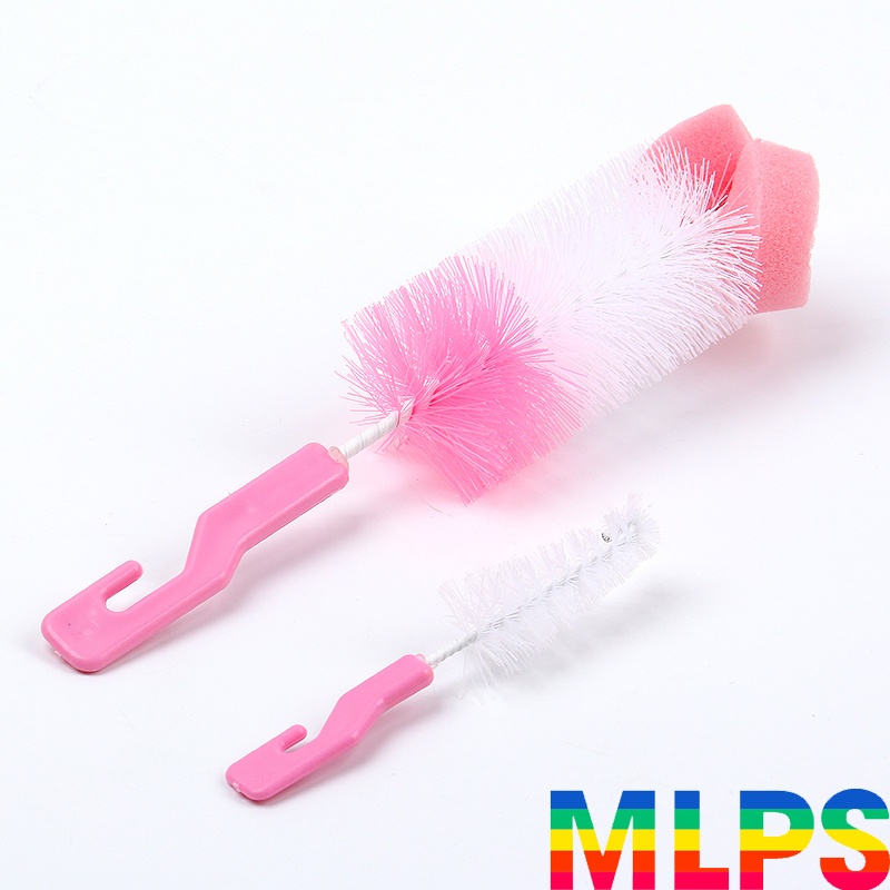 Cọ bình sữa 2 MÓN đa năng vệ sinh bình và núm ti