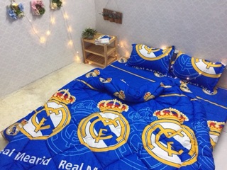 BỘ DRAP & CHĂN PHAO CLB BÓNG ĐÁ READ MADRID