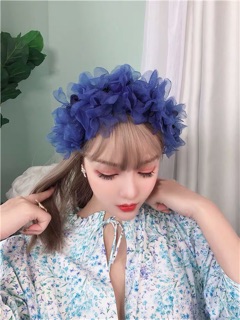 Bờm băng đô hoa voan
