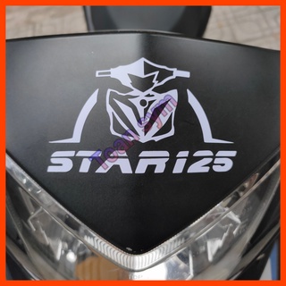 Tem sticker nhỏ dán xe máy nhiều mẫu (Logo STAR SR 125 đẹp)