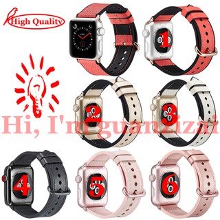 Dây đeo bằng da cho đồng hồ thông minh Apple Watch Series 4 / 3 / 2 / 1 38mm / 42mm / 40mm / 44mm