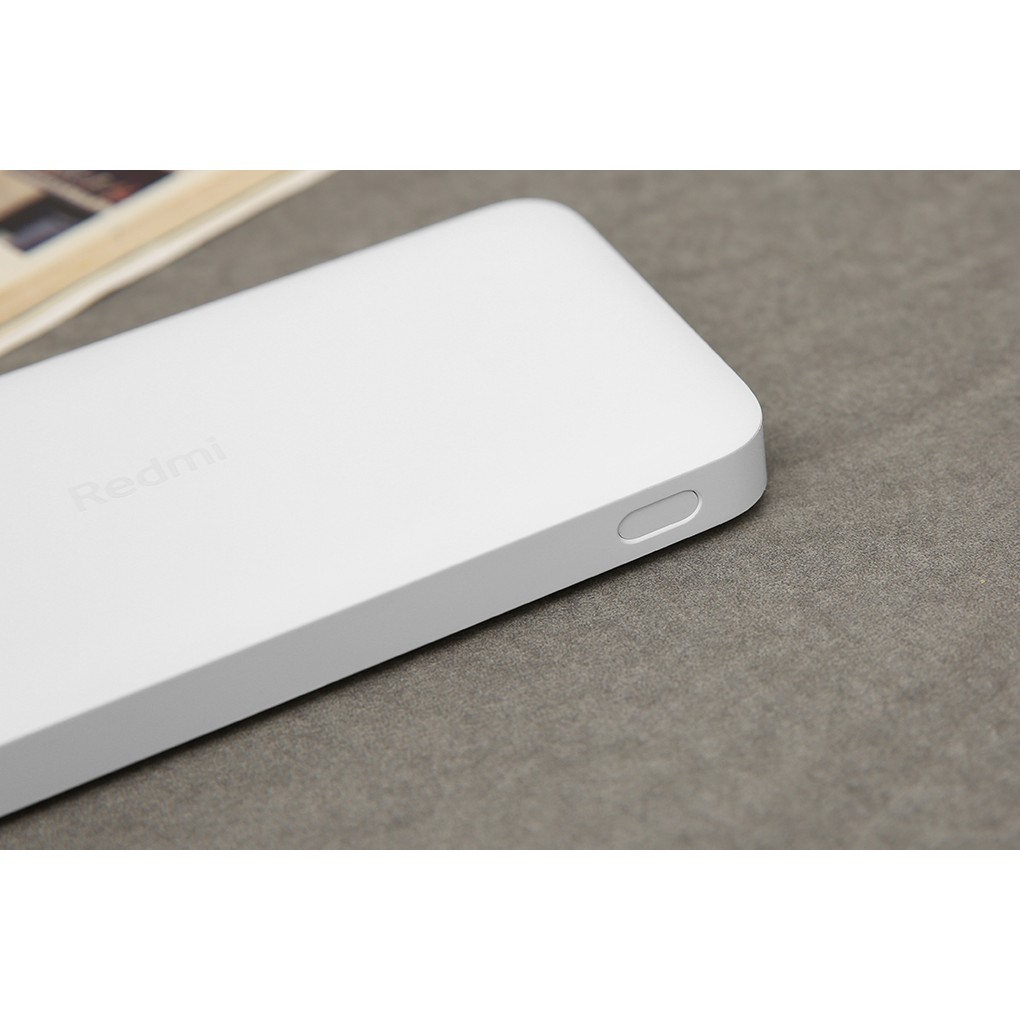 Pin sạc dự phòng 10.000mAh Redmi SGH001 [TRẮNG] Input Micro USB + Type C (VXN4286GL) - Chính hãng