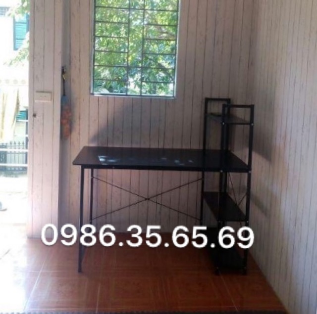 BÀN LÀM VIỆC, BÀN MÁY TÍNH KÈM GIÁ SÁCH (có sẵn) 120*55*73cm | BigBuy360 - bigbuy360.vn