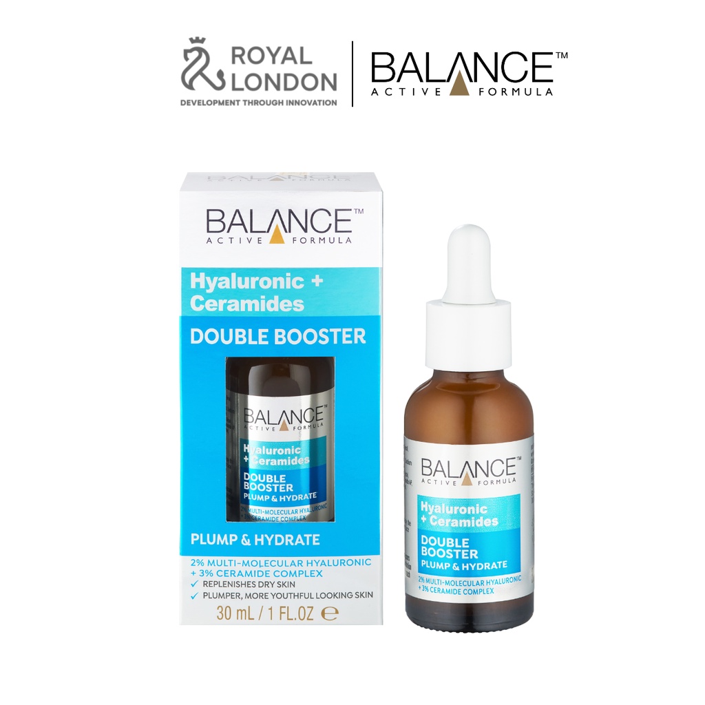 Tinh chất Balance Active Hyaluronic & Ceramides Double Booster 30ml