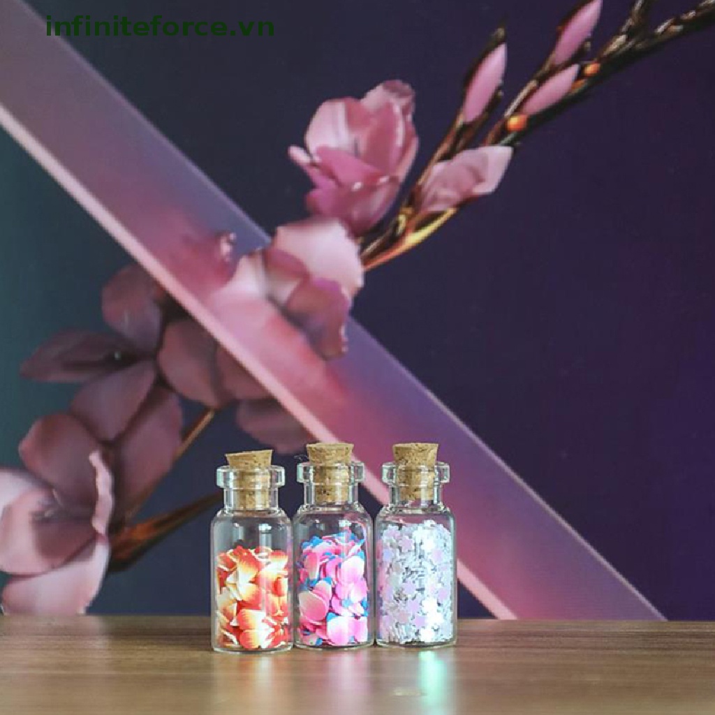 Set 5 Lọ Thủy Tinh Mini Có Nút Bần Điều Ước