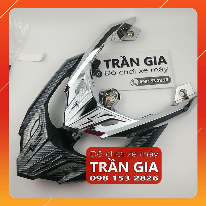 Ốp cảng sau xe AB năm 2023-2022 airblade 125 160 cc chụp tay dắt air blade 125cc 160c xi inox cacbon- phụ kiện trang trí