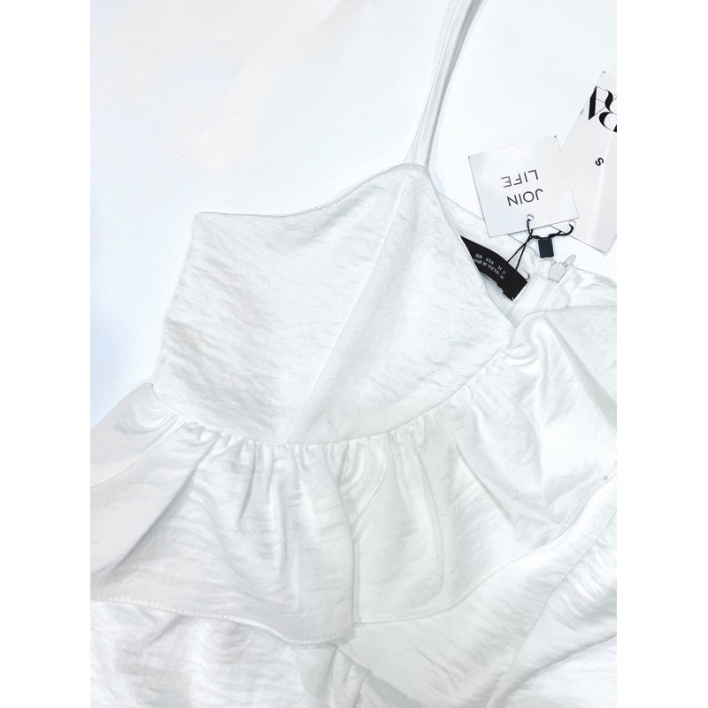 SNU168 - SET NỮ ÁO TRẮNG BÈO VAI DÂY QUẦN ỐNG SỚ | BigBuy360 - bigbuy360.vn