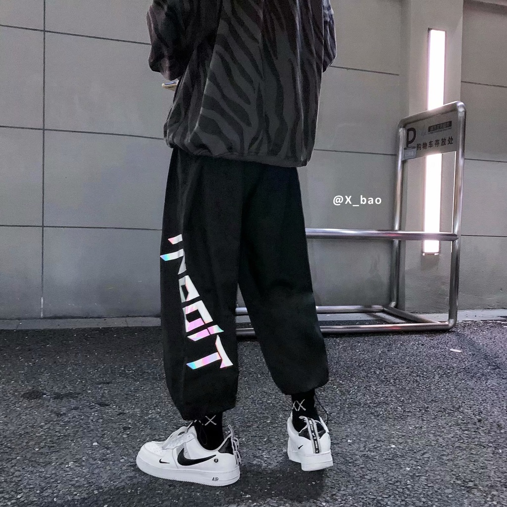 Long pants with dynamic fashion design