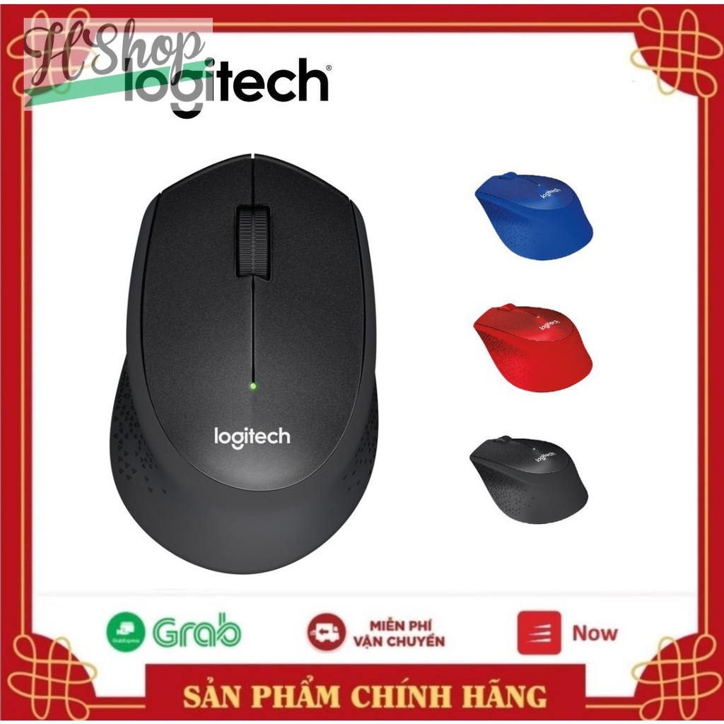 Chuột Không Dây Logitech M331 Silent Plus - Hàng Chính Hãng