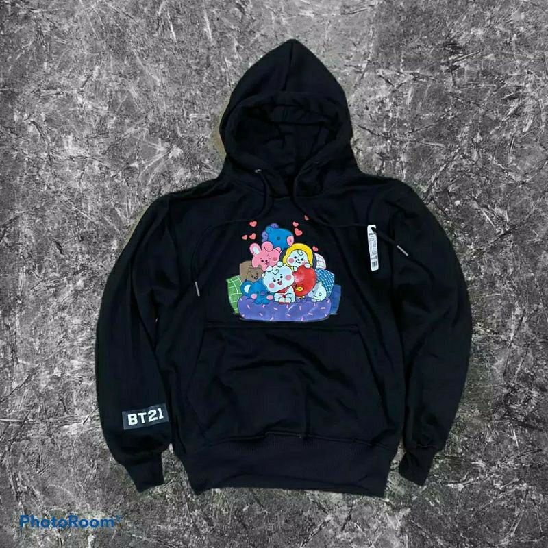 Áo HOODIE Phong Cách BTS Cho Nữ Tuổi 6-8 9-11