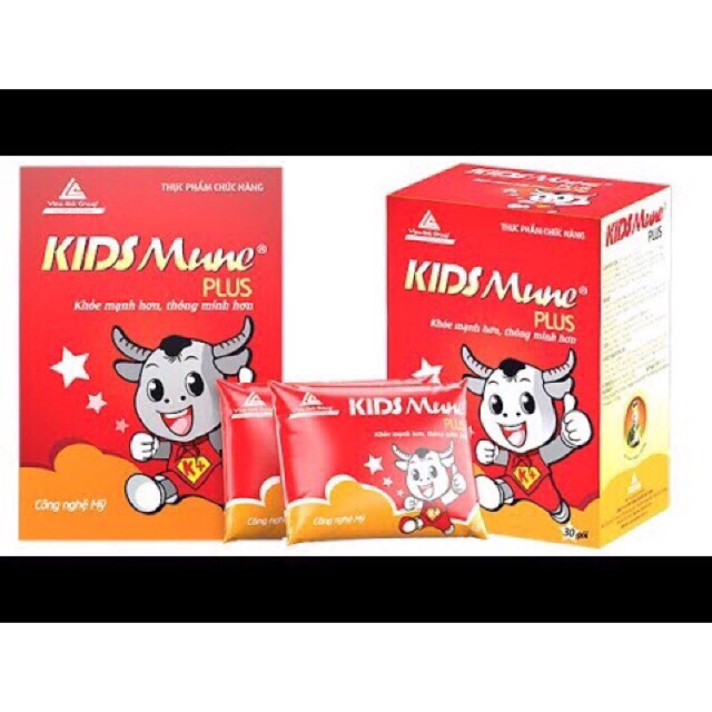 Kidsmune plus hỗ trợ trẻ biếng ăn, kidmune bổ sung dinh dưỡng cho bé TPCN360