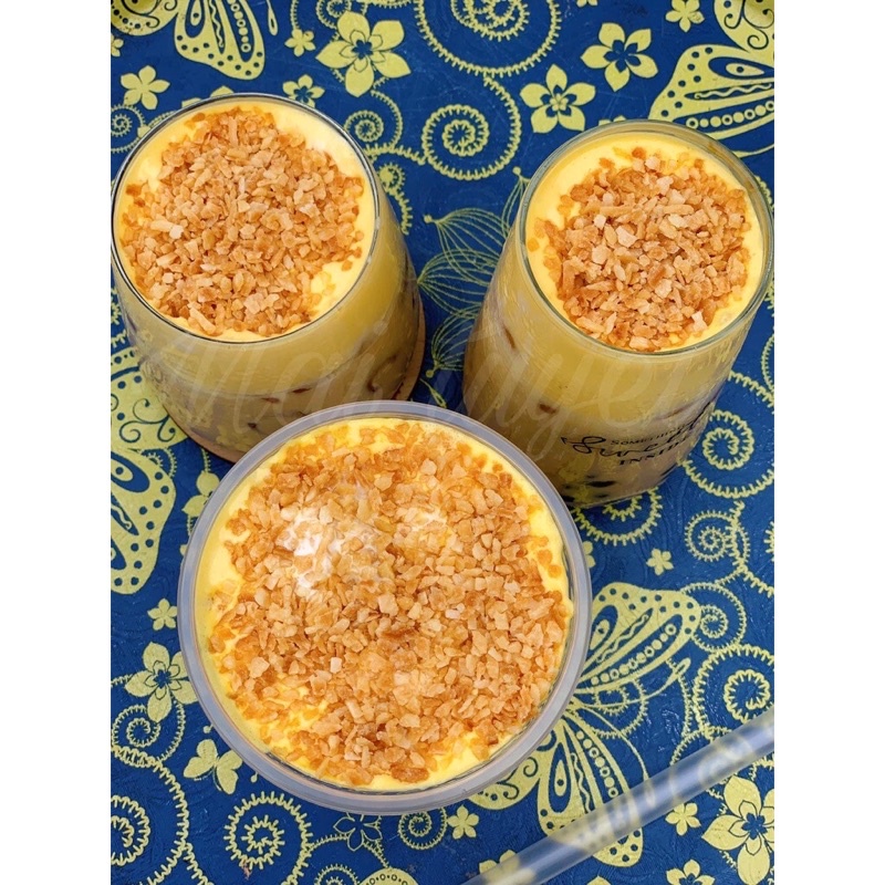 Vụn dừa nướng gói 500g làm trà sữa trứng nướng