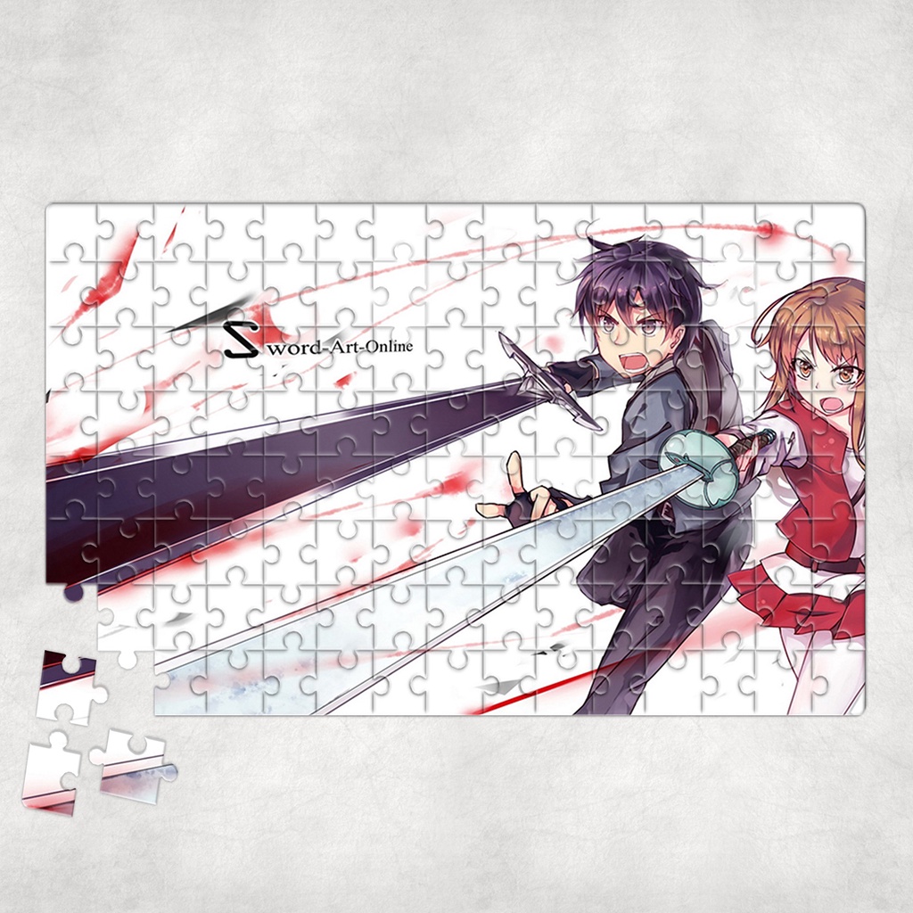 Tranh ghép hình SWORD ART ONLINE - Mẫu 1 - Nhận in theo yêu cầu