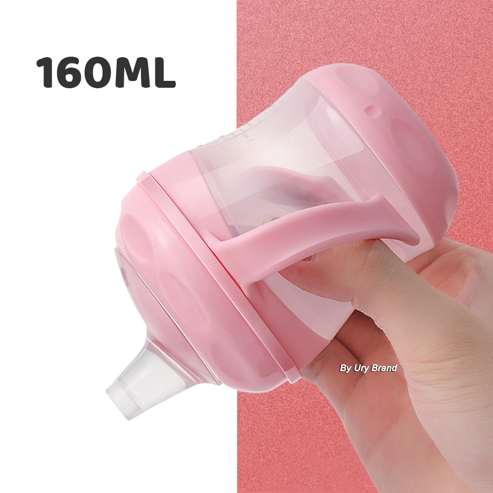 Bình Tập Uống Nước 160ml Có Tay Cầm Chống Tràn Tiện Dụng Cho Bé