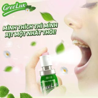 Xịt miệng GREELUX hơi thở thơm mát ,khử mùi hôi miệng,viêm lợi.