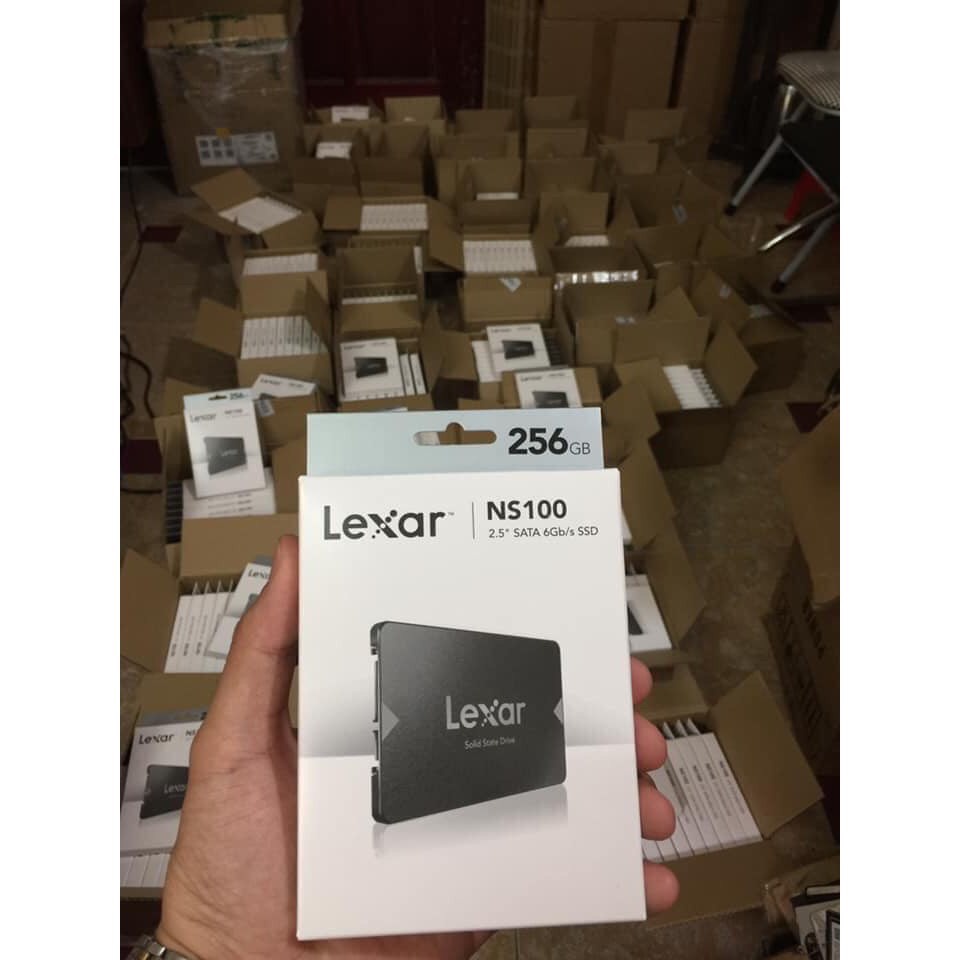 Ổ cứng SSD 128GB / 240GB / 256GB Lexar NS100 Lite 2.5” SATA III (6Gb/s) hỗ trợ cài sẵn Win 7 Win 10