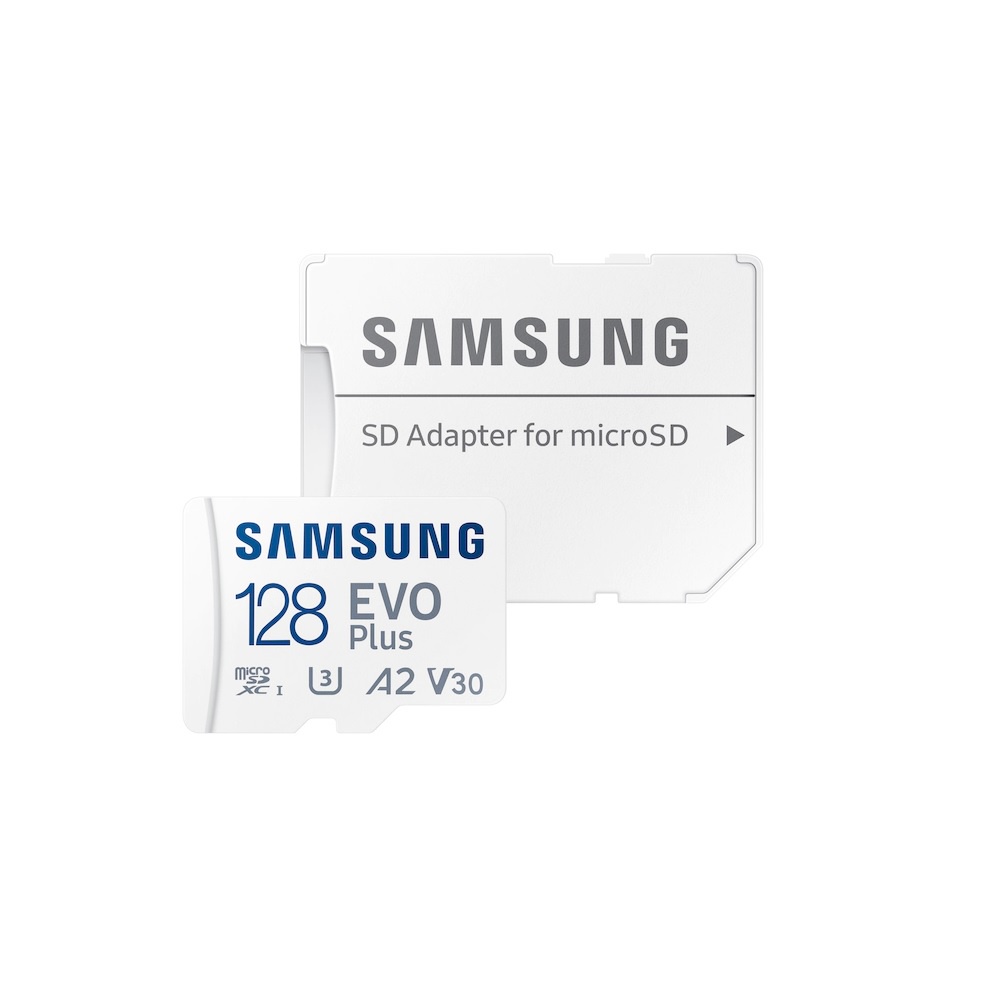 Thẻ nhớ microSDXC Samsung Evo Plus MB-MC128KA 128GB upto 130MB/s C10 U3 kèm Adapter (Bảo hành 10 năm)