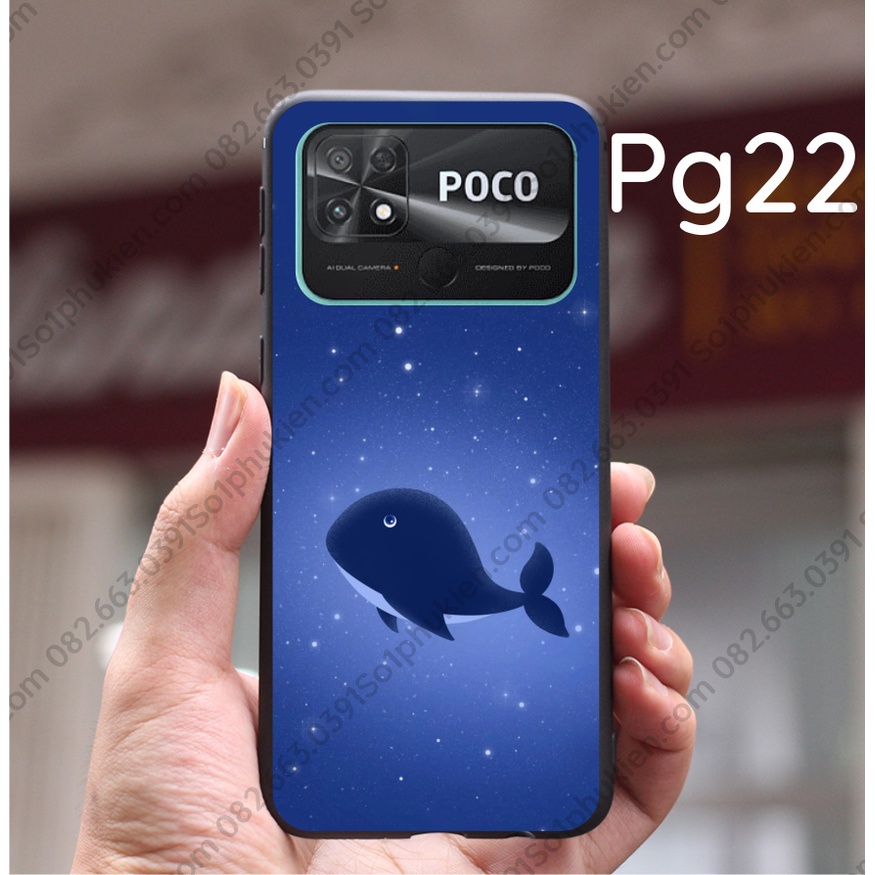 Ốp lưng Xiaomi Poco C40 dẻo  in hình công nghệ cá tính,họa tiết sắc nét