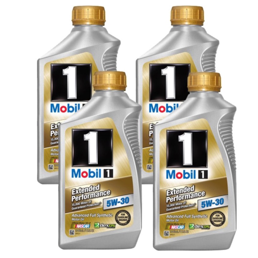 [HCM]Bộ 4 Bình Nhớt Tổng Hợp cho xe máy và ô tô Mobil 1 SAE 5W30 946ml